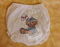 Gingerbread Girl Bloomers / Diaper Cover