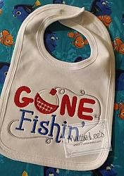 Gone Fishin Bib