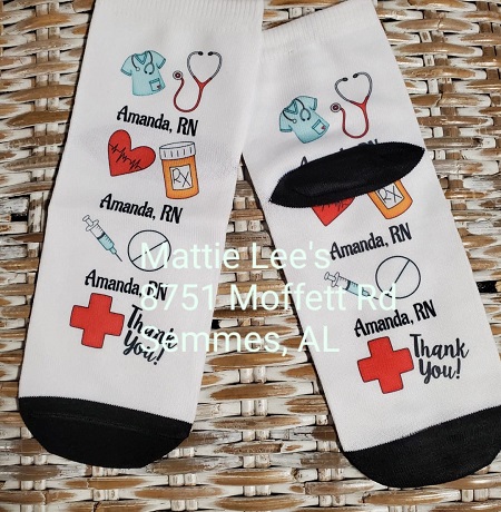 Socks - Medical Socks with Name & Title
