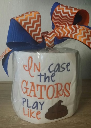 TP Football - In Case the Gators - Orange and Blue