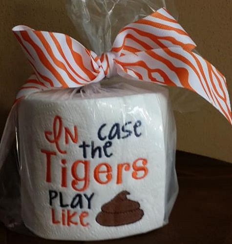 TP Football - In Case the Tigers - Orange and Blue