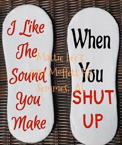 No Show Sock - I Like The Sound You Make When You Shut Up