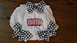 Bama Bloomers / Diaper Cover with Bows